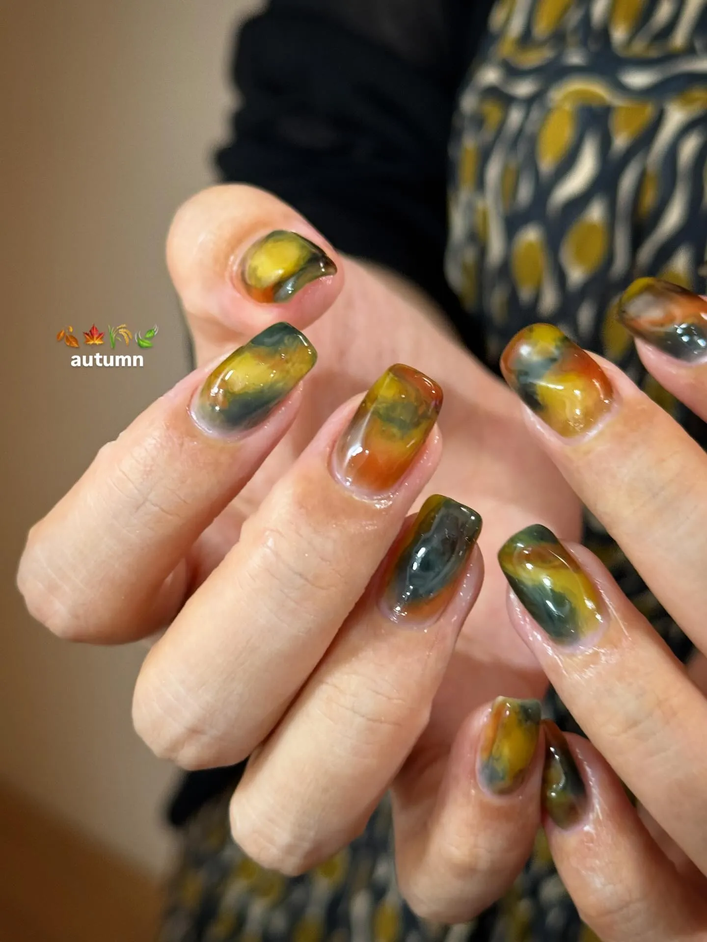 色がもやもや混ざってるの見てると